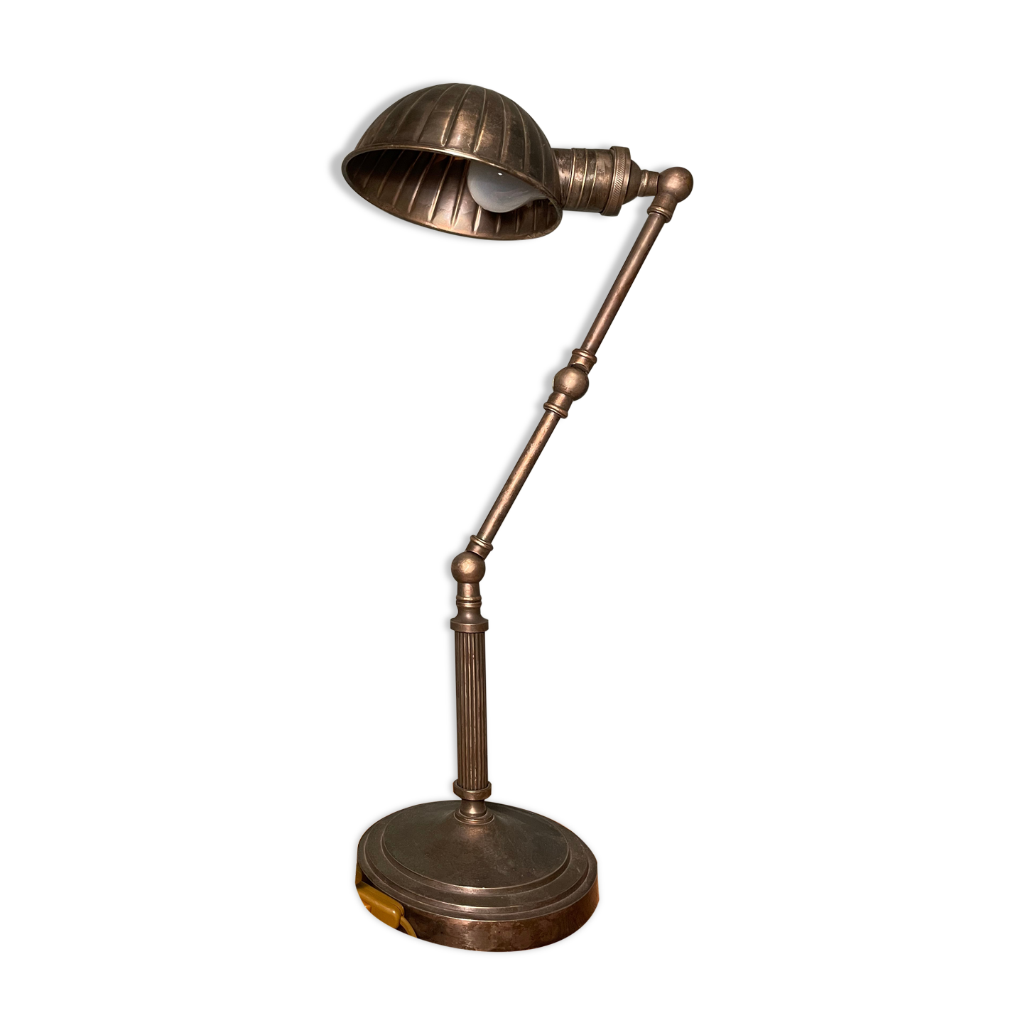 Vintage table lamp, industrial spirit