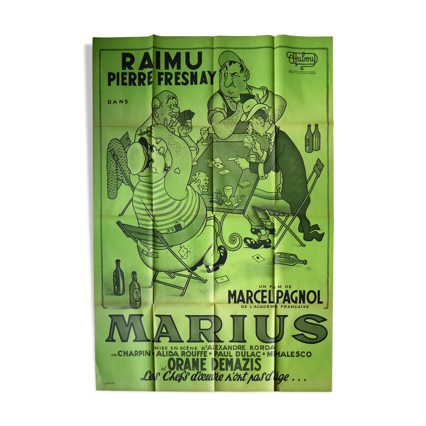 Original cinema poster - "MARIUS" - 1931