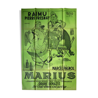 Affiche de cinéma originale "marius" 1931