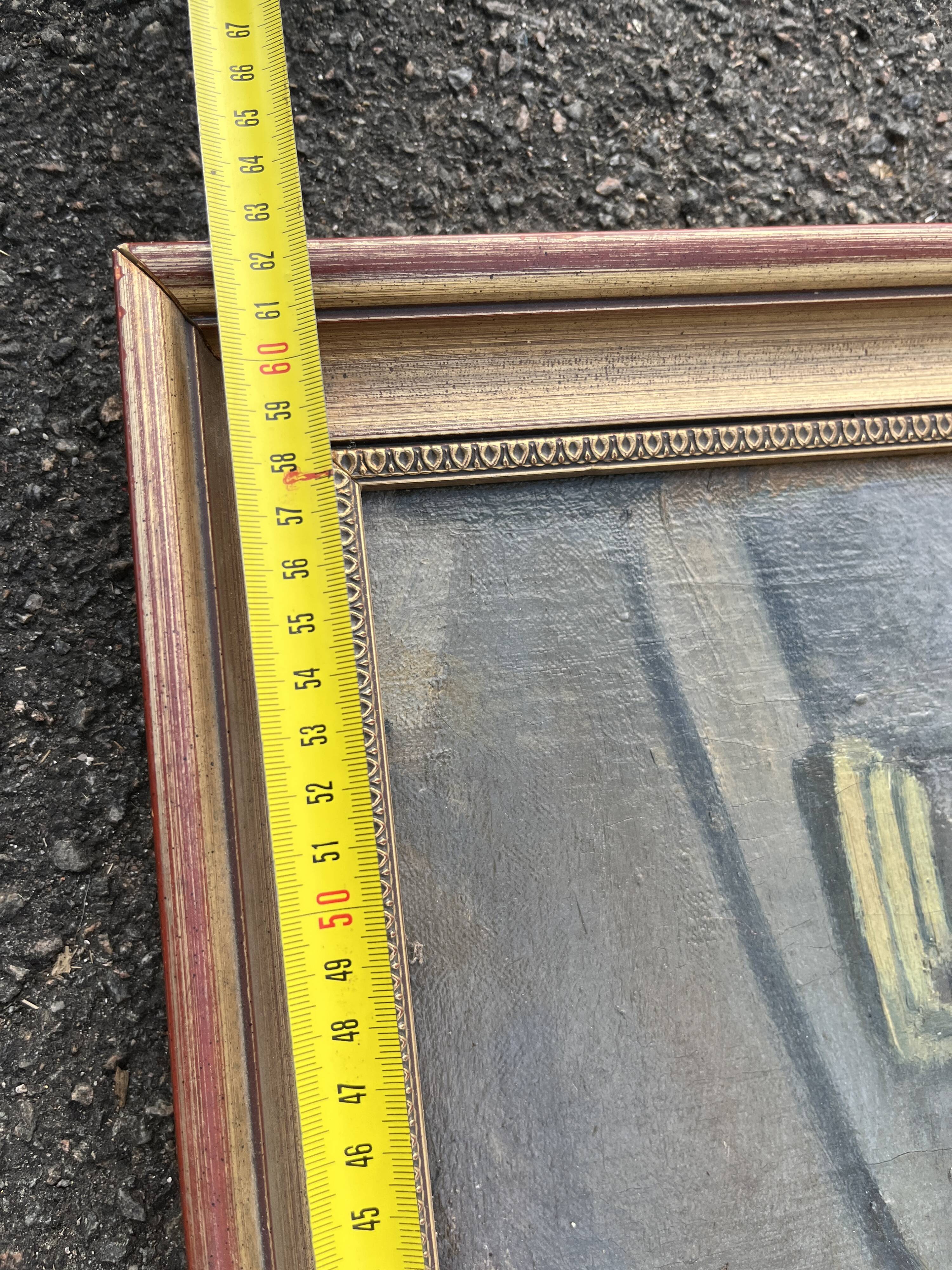 Painting Urban Scene, Post-Impressionist 1930-50