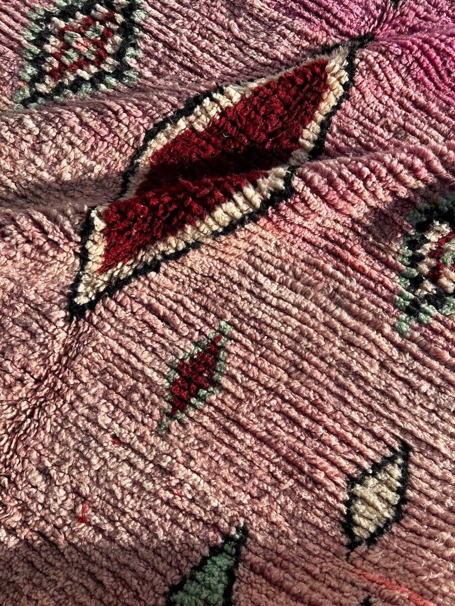 Modern Boujad rug in wool, Moroccan