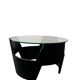 Table basse ronde vintage space age / table basse