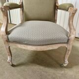 Voltaire Khaki Armchair