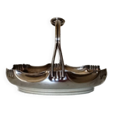 Corbeille métal argenté
