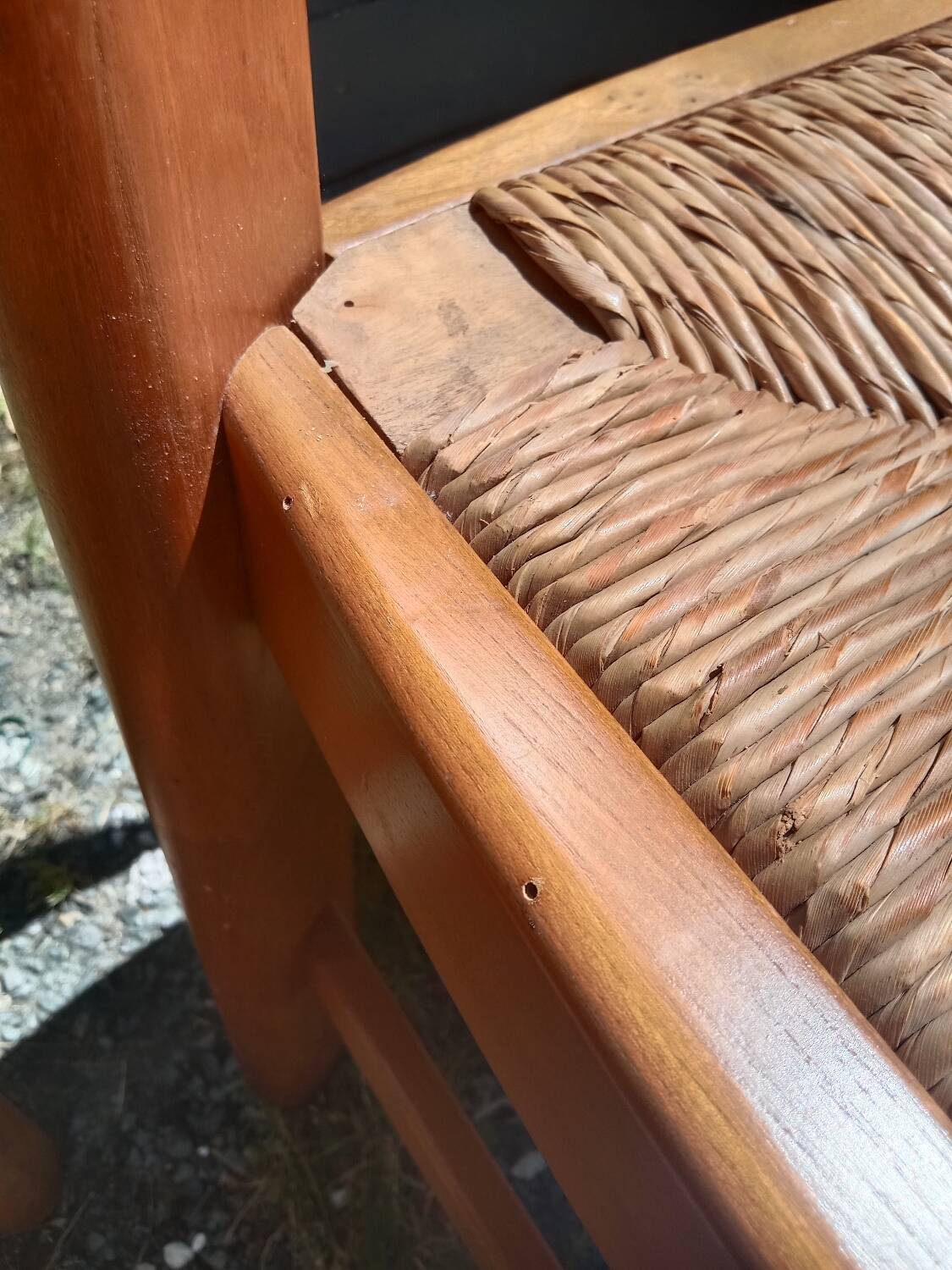 6 chairs in solid elm