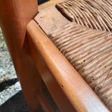6 solid elm chairs
