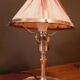 Lamp, Art Nouveau pocket, bronze noodle