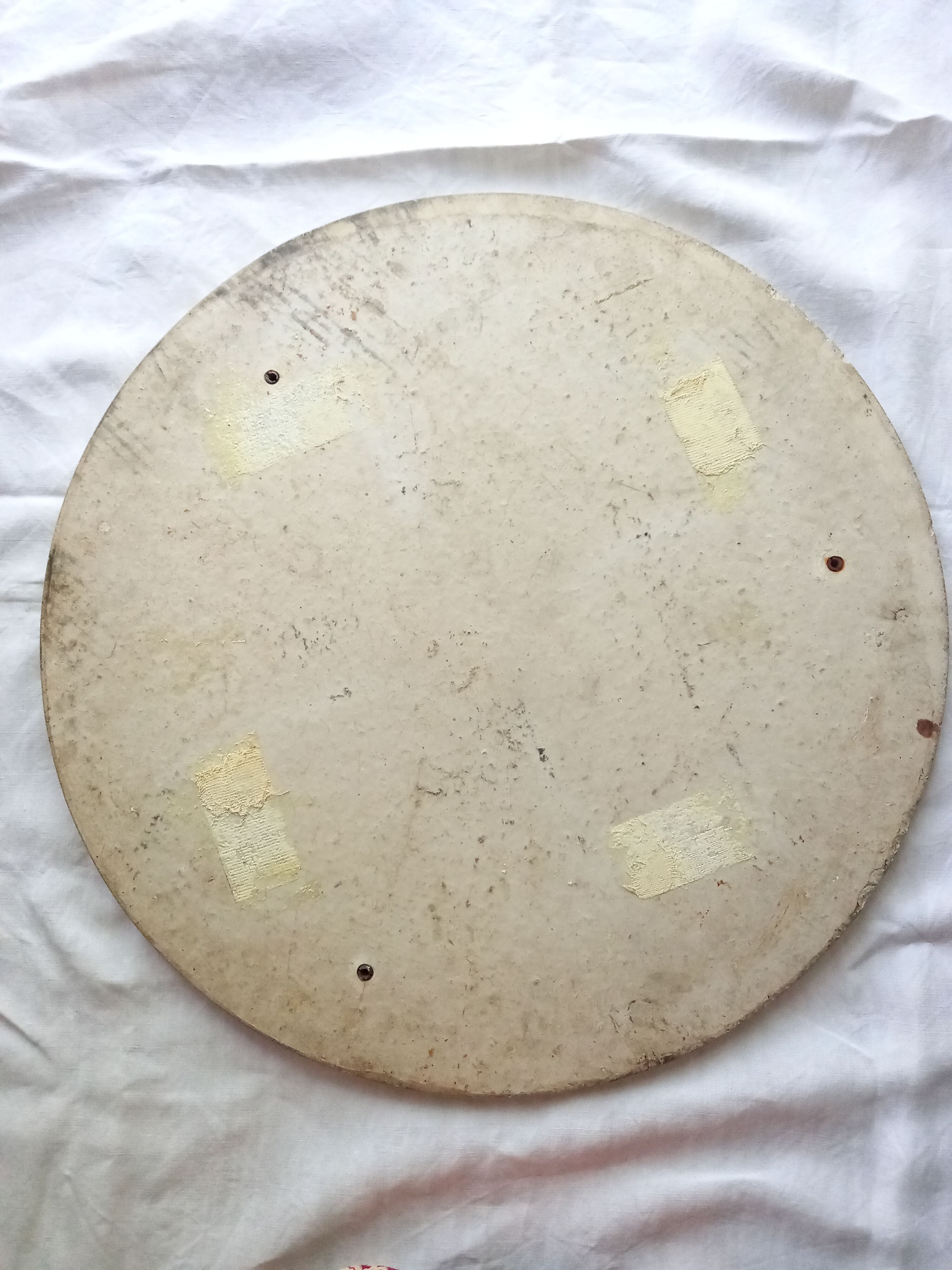 White marble coffee table from the 70s