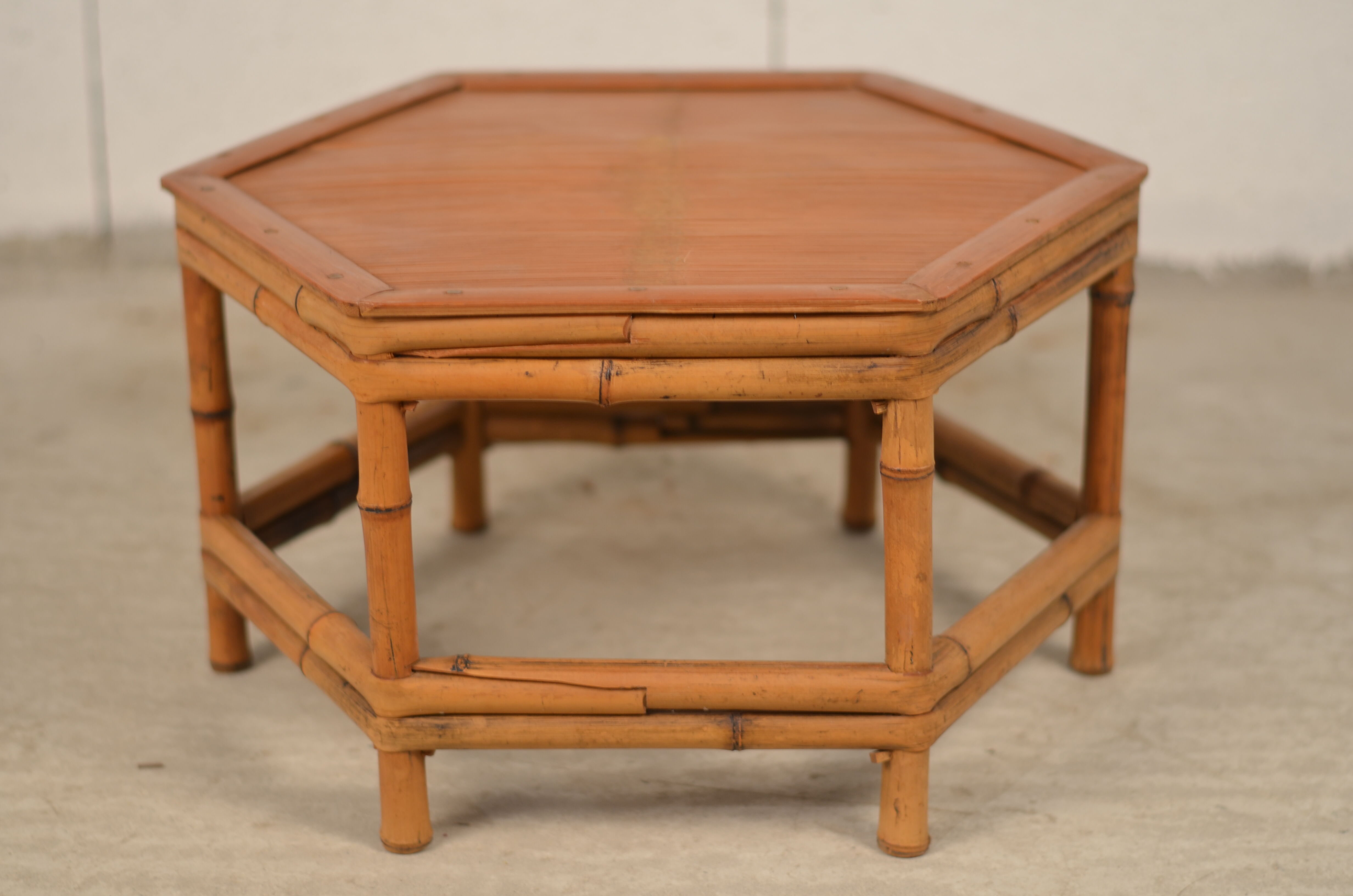 Table basse en bambou Selency