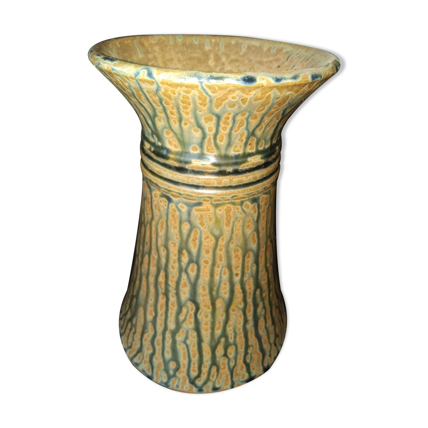 High-fire glazed stoneware vase, 1930/50