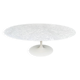 Table à manger ovale Knoll Tulip originale (198cm) marbre de Carrare