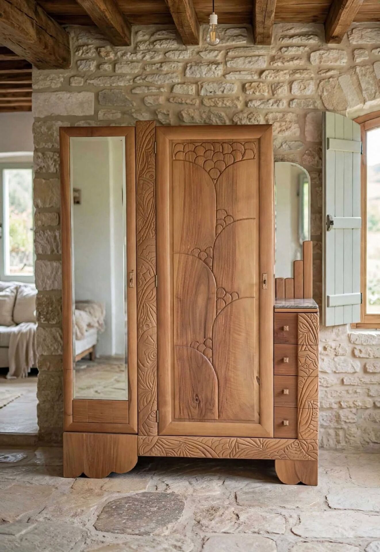 Art Deco wardrobe