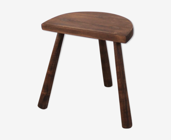 Tabouret de ferme en bois