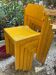 Set of five 1950s wooden chairs