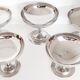 Ice cream or sorbet cups, set of 5, in 18/10 stainless steel (ref 18)