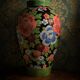 Large Keramis vase – Art Deco period with peony motif