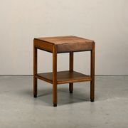 Dutch Modernist Art Deco Amsterdam School side table or bedside table Oak