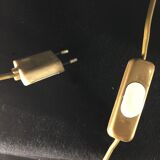 Hollywood Regency modernist stylized fish table lamp / sculpture, bro