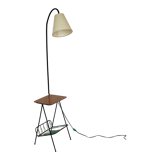 Floor lamp tablet and magazine holders 60s