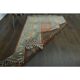 1970s Vintage Turkish Handmade Wool & Cotton Orange Area Rug 125x195
