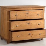 Antique solid wood chest of drawers (c.1920) #25