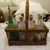 Rattan bottle holders