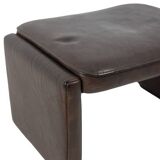 Maison De Sede. Leather stool or ottoman. 1960s/70s.