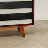 Commode U-453 noire par Jiri Jiroutek pour Interier Praha 1960