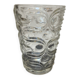 Vase en verre, travail italien, 1970