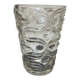 Large vintage 70s glass vase, Italian work