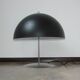 Modern table lamp – 1980s, metal, black shade, 2x E27