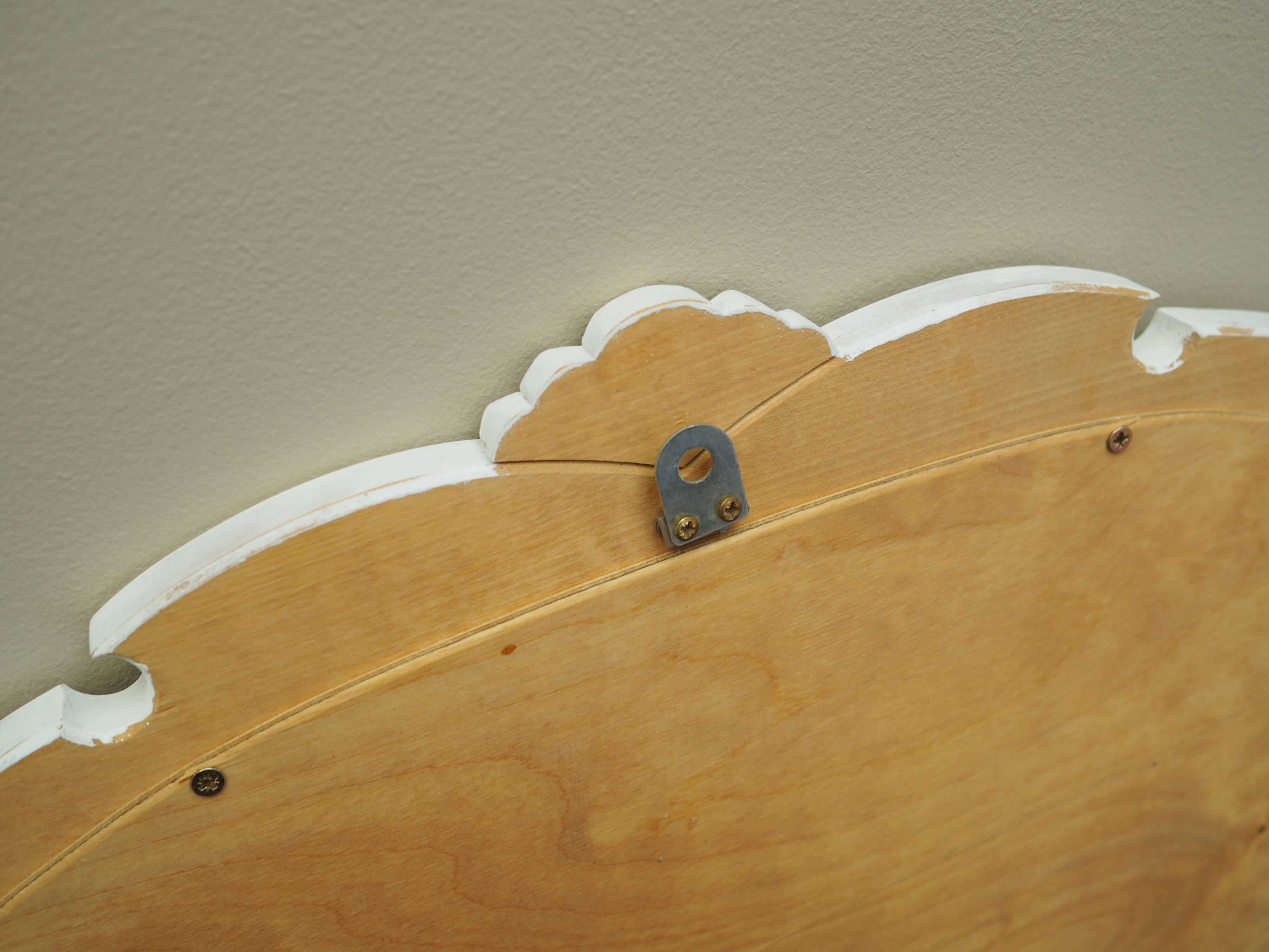 Mirror in pine frame, Danish design, 1960s, production: Denmark