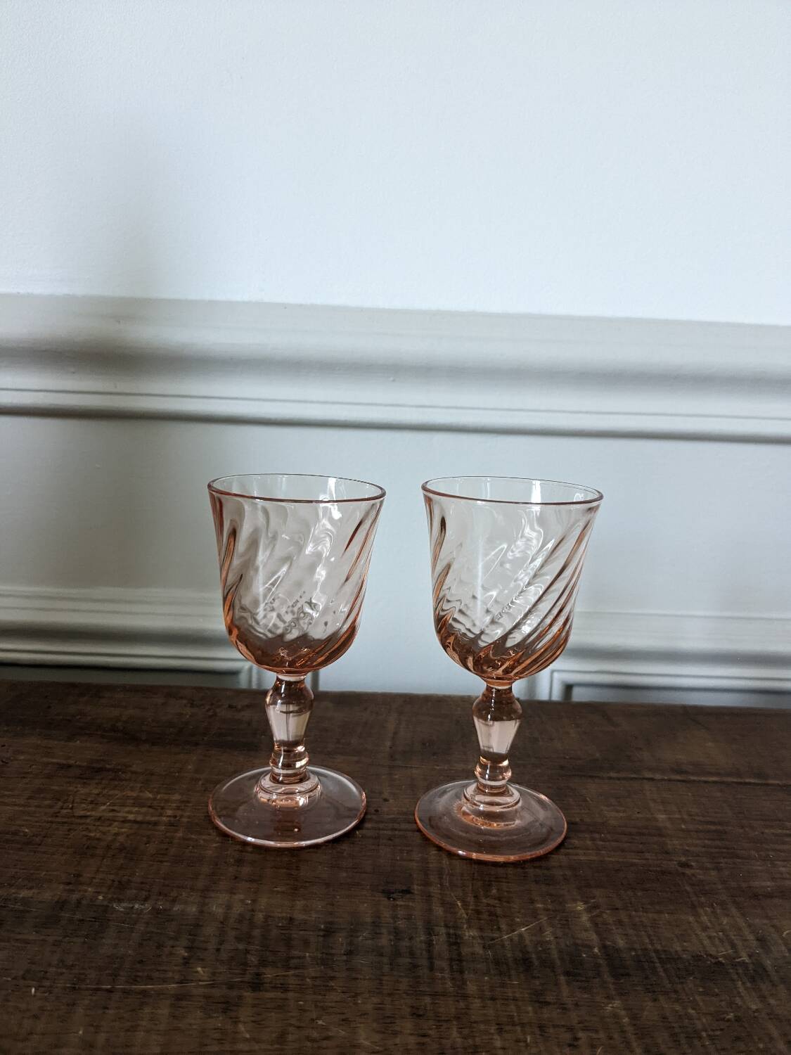 Two small Rosaline glasses