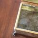 Alabaster Jewelry Box of superb alliance of green and ocher hues