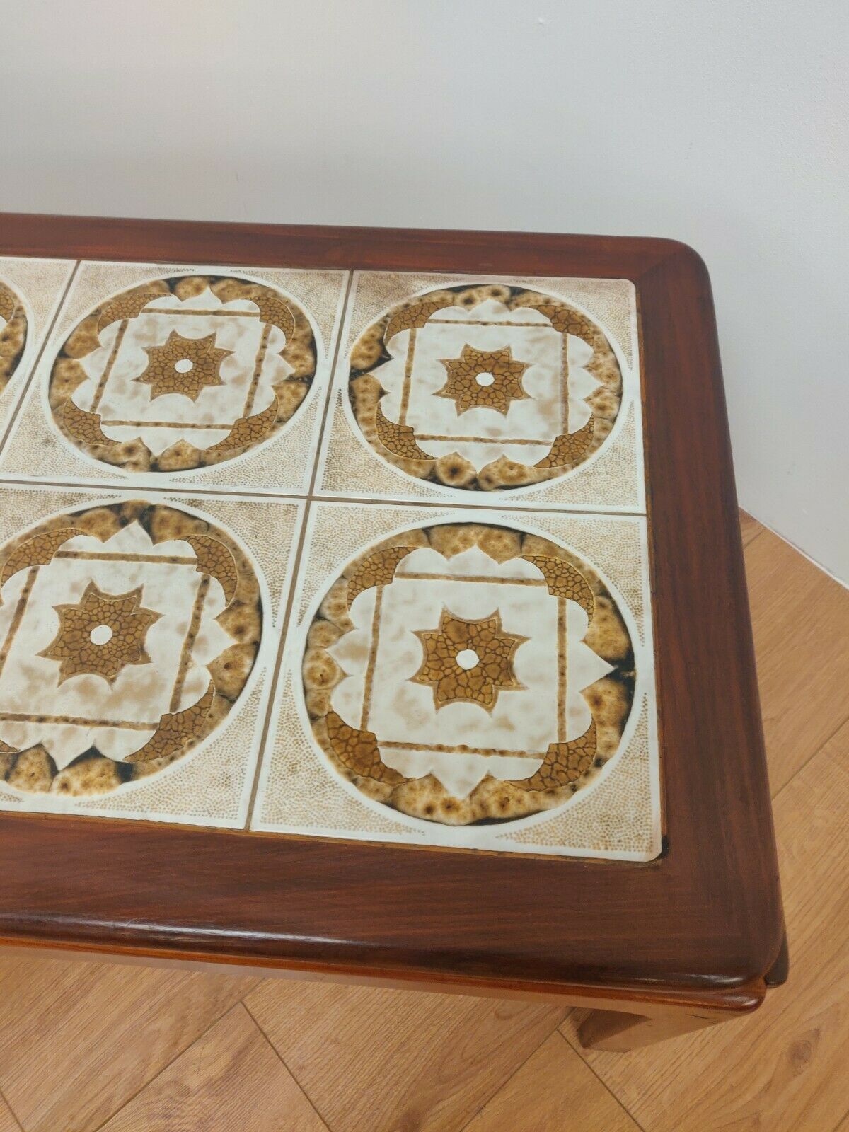 G plan teak hardwood tile top coffee table  1970