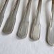 12 dessert forks, silver metal