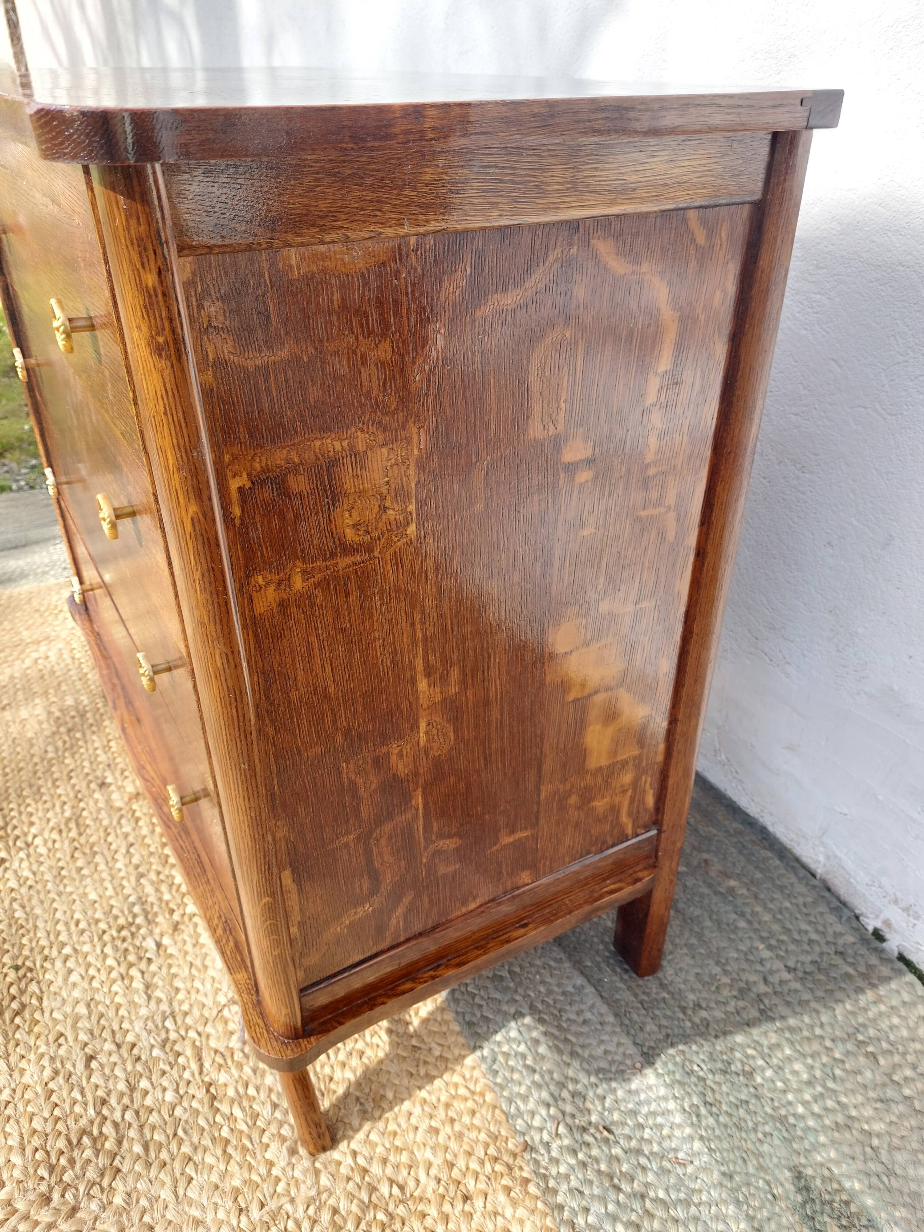 vintage commode with tapered legs