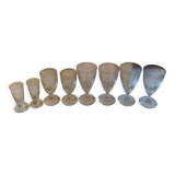 Antique Art Nouveau stemmed glasses