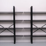 Ebonized Oak Shelving Units Denmark, Niels Gammelgaard 1970s