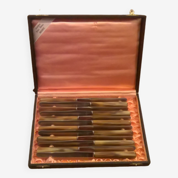 Box of 12 Lüthi Neuchâtel knives