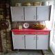 Red formica buffet