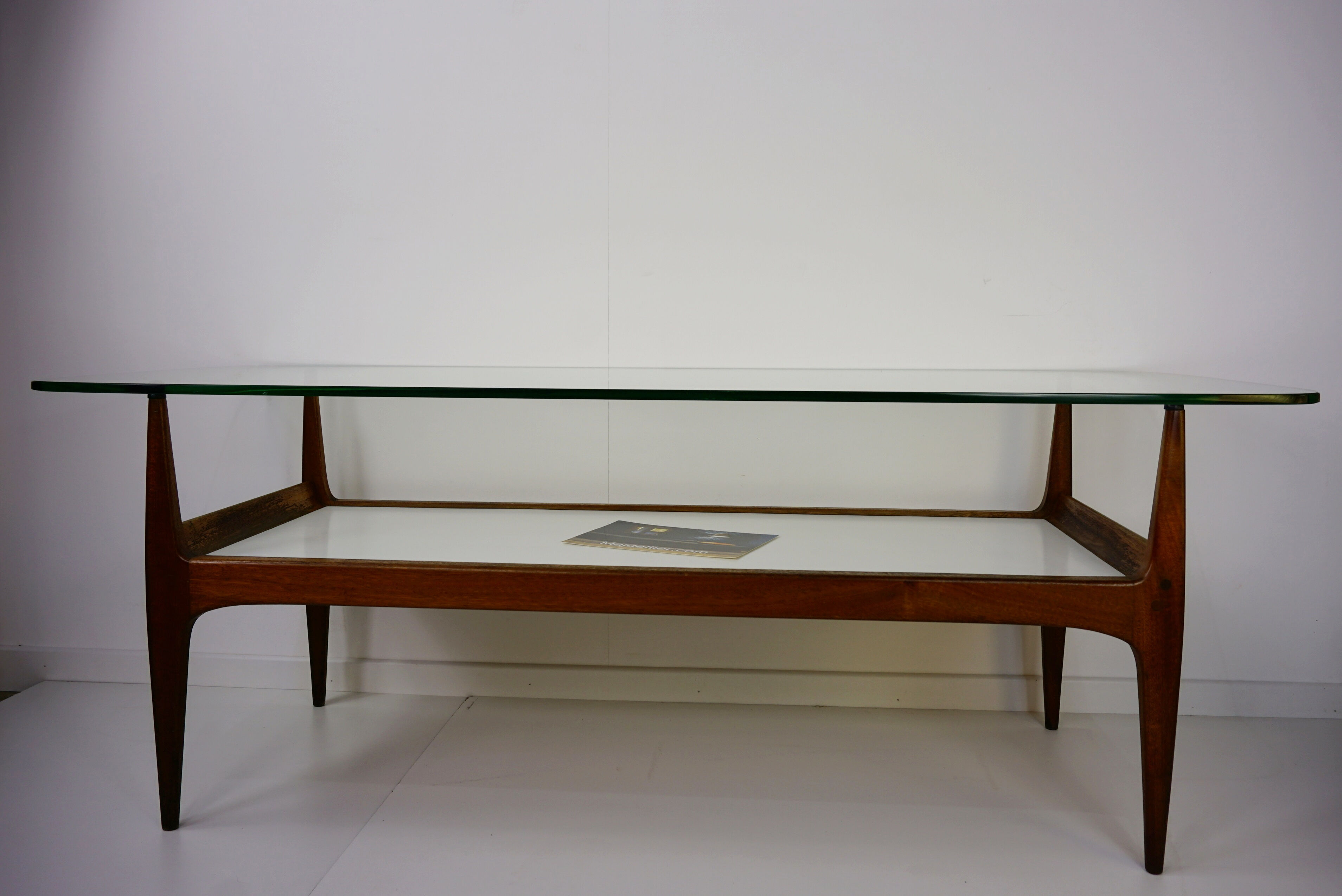 1960s teak coffee table designed by Jos De Mey