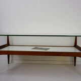 1960s teak coffee table designed by Jos De Mey