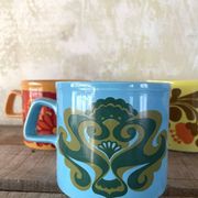 Set of 3 Mugs Staffordshire Potteries Ltd. - Vintage 70s style