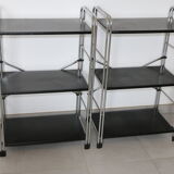 Black and chrome shelf 70/80