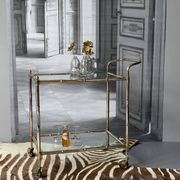 Vintage Golden Bar Cart