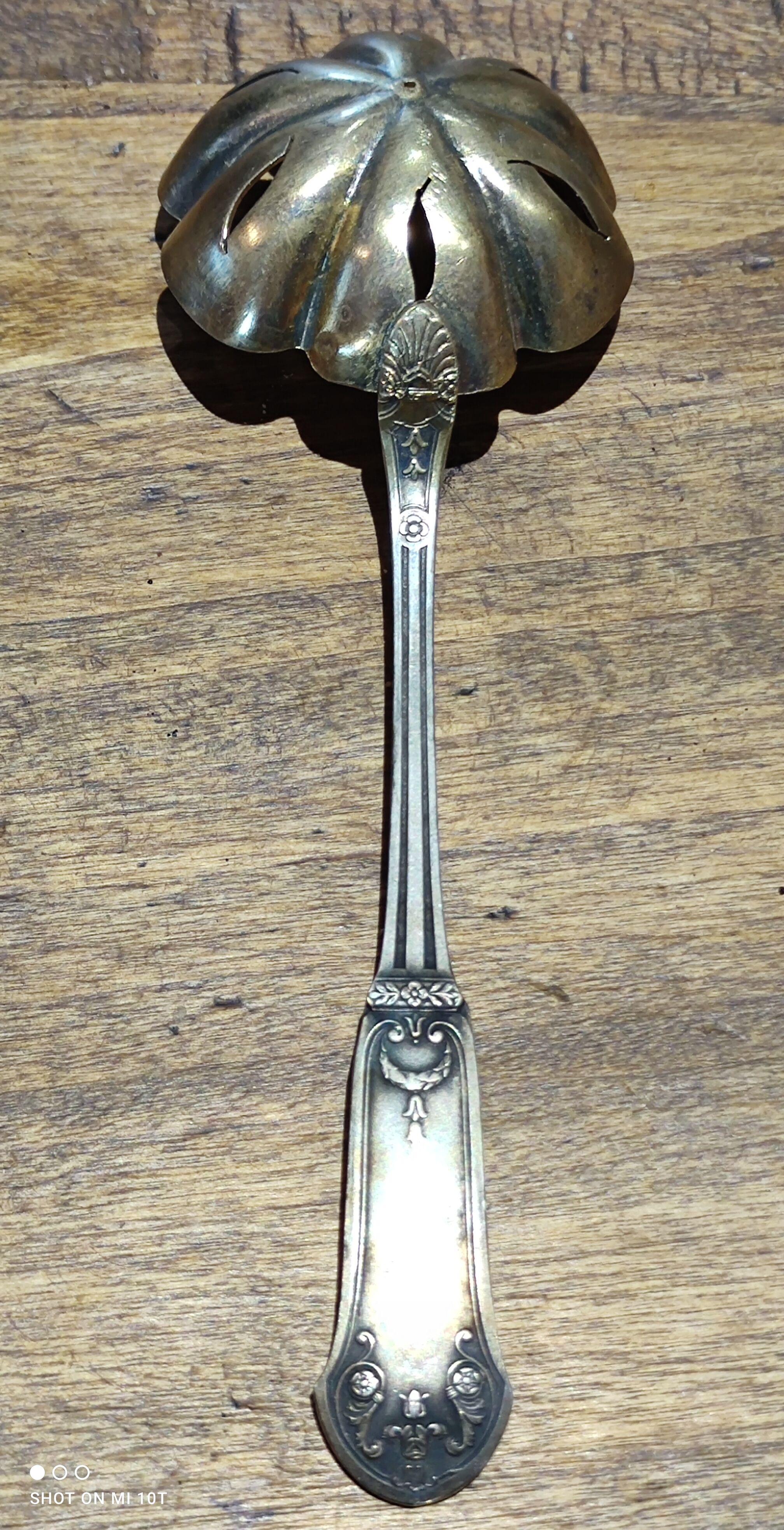 Silver metal table set box/Daguillon Nantes