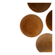 Set of 10 dessert plates "Wheat"