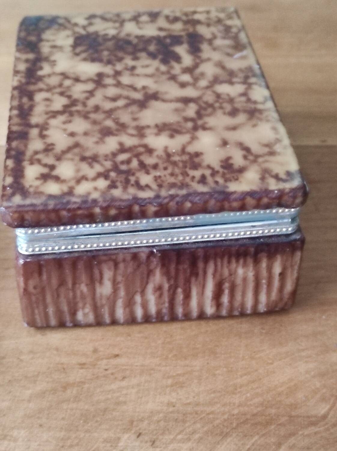 Tobacco set including a vintage stone ashtray.