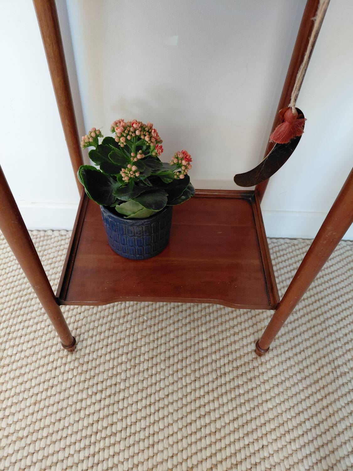 Small vintage wooden console - 1 drawer - family home